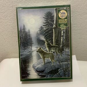 Cobble Hill Wolves by Moonlight 1000 Piece Puzzle new in box